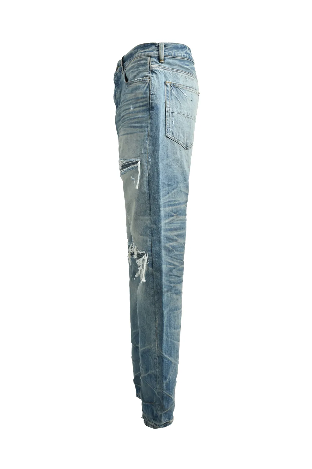 Pleated Denim Straight Mx1 Jean / Ind