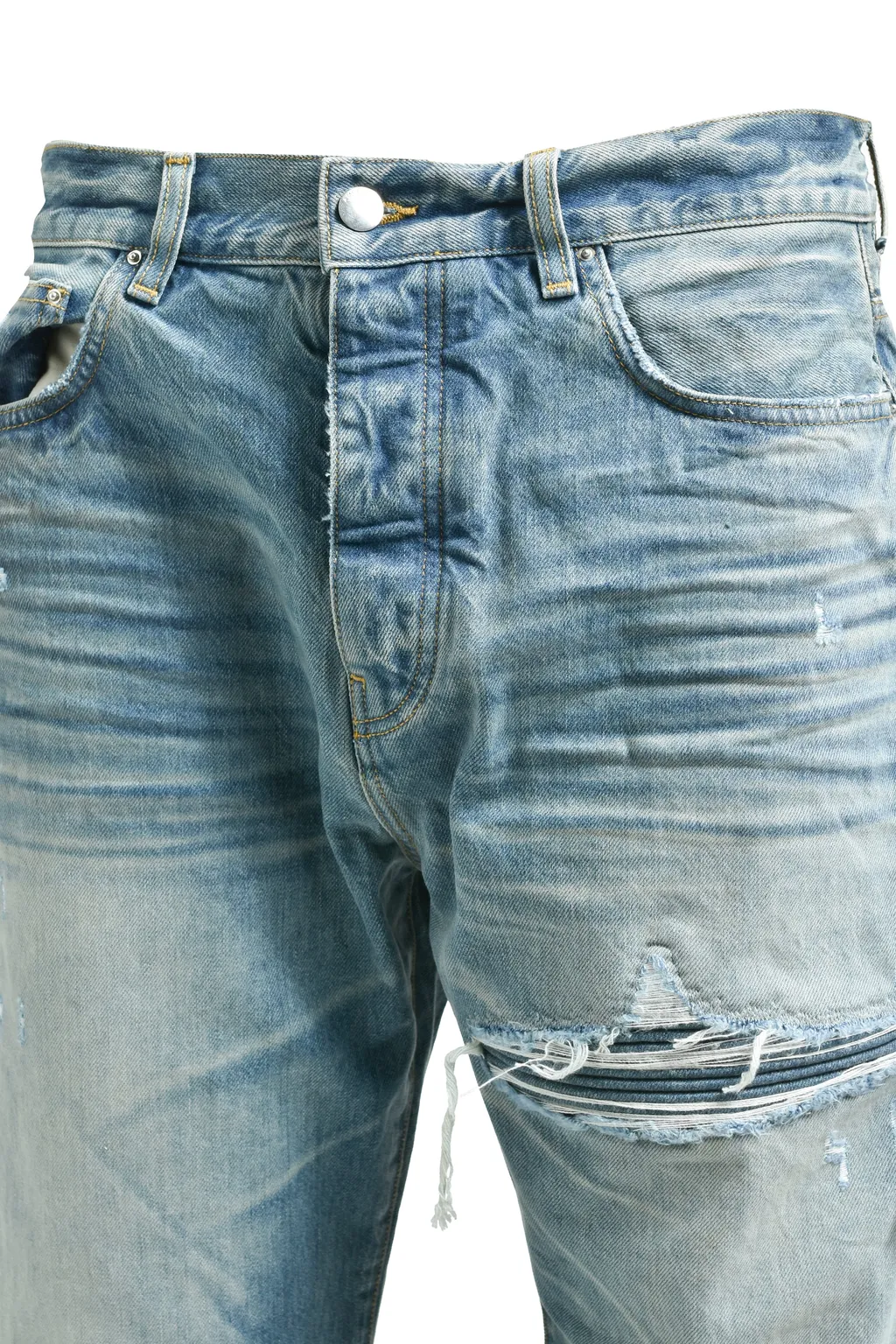 Pleated Denim Straight Mx1 Jean / Ind
