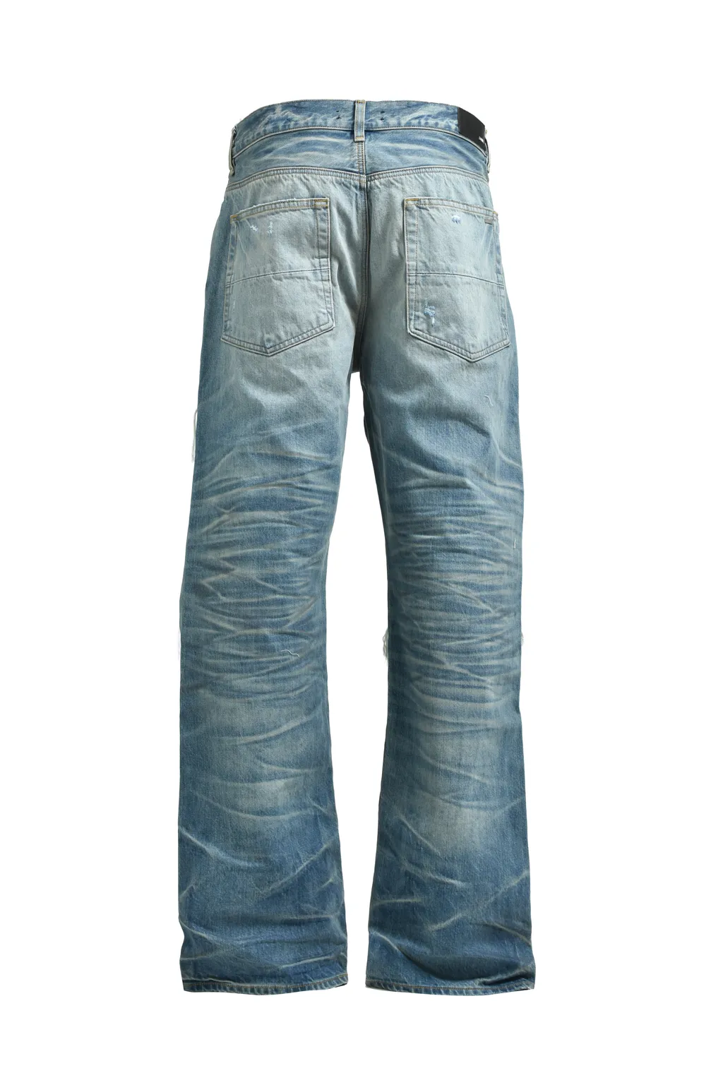 Pleated Denim Straight Mx1 Jean / Ind