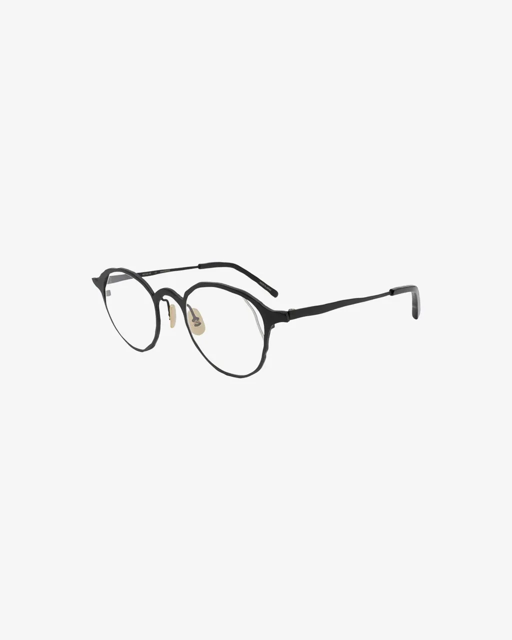 Masahiromaruyama Round-Frame Curved Tips Glasses