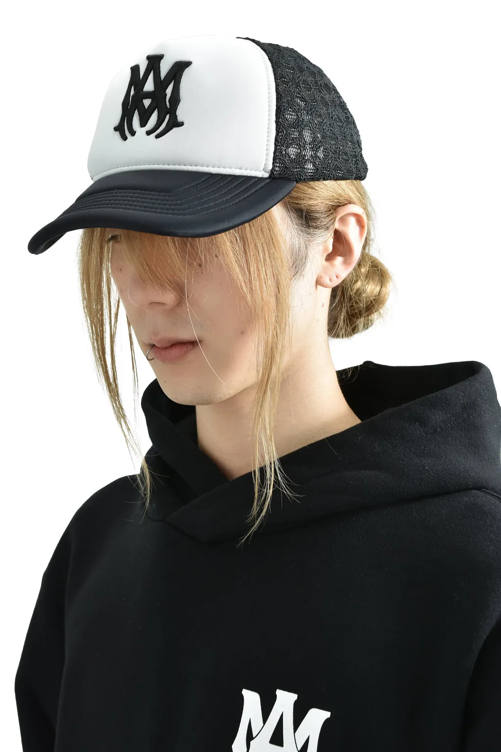 Ma Two Tone Trucker Hat / Black