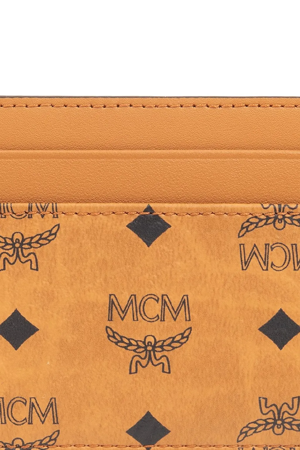 Mcm All-Over Logo Printed Cardholder