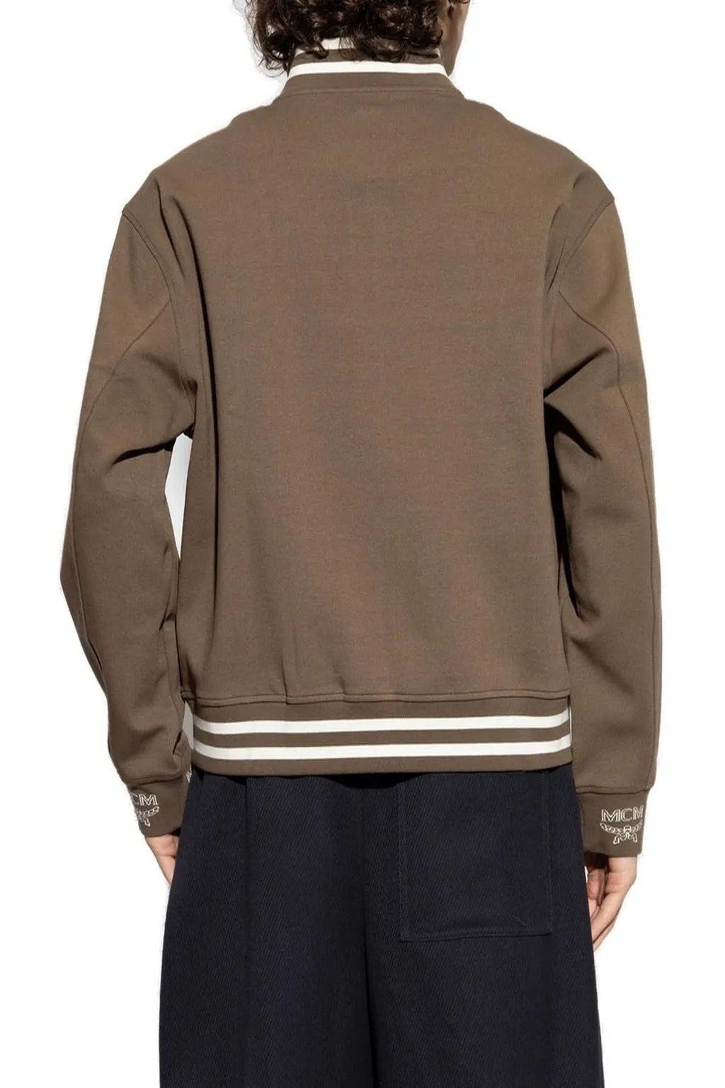 Mcm Medium Essential Logo Ponte Track Jacket
