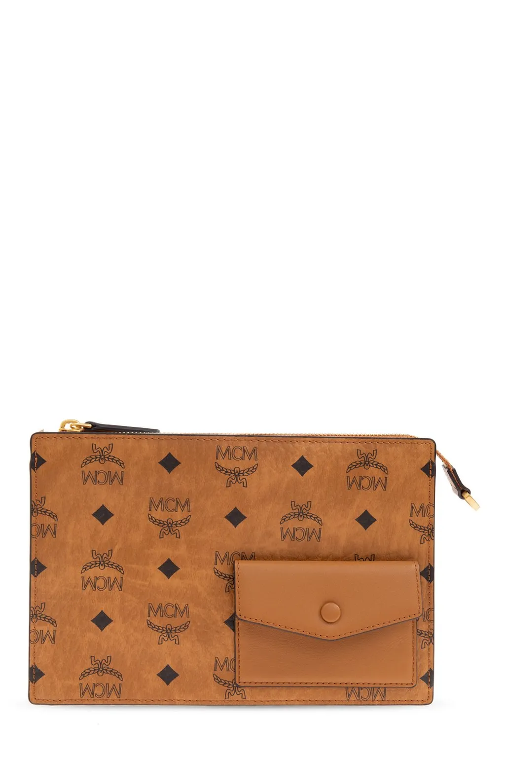 Mcm Aren Standing Small Crossbody Pouch Bag