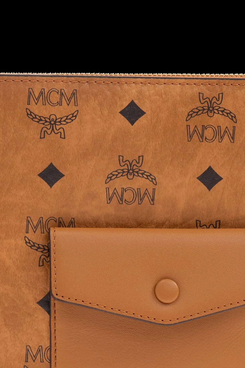 Mcm Aren Standing Small Crossbody Pouch Bag