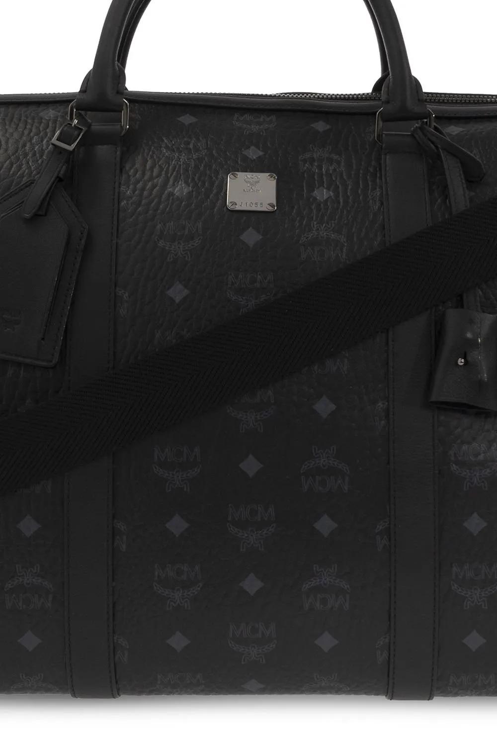 Mcm Ottomar Logo Patterned Weekender Duffel Bag