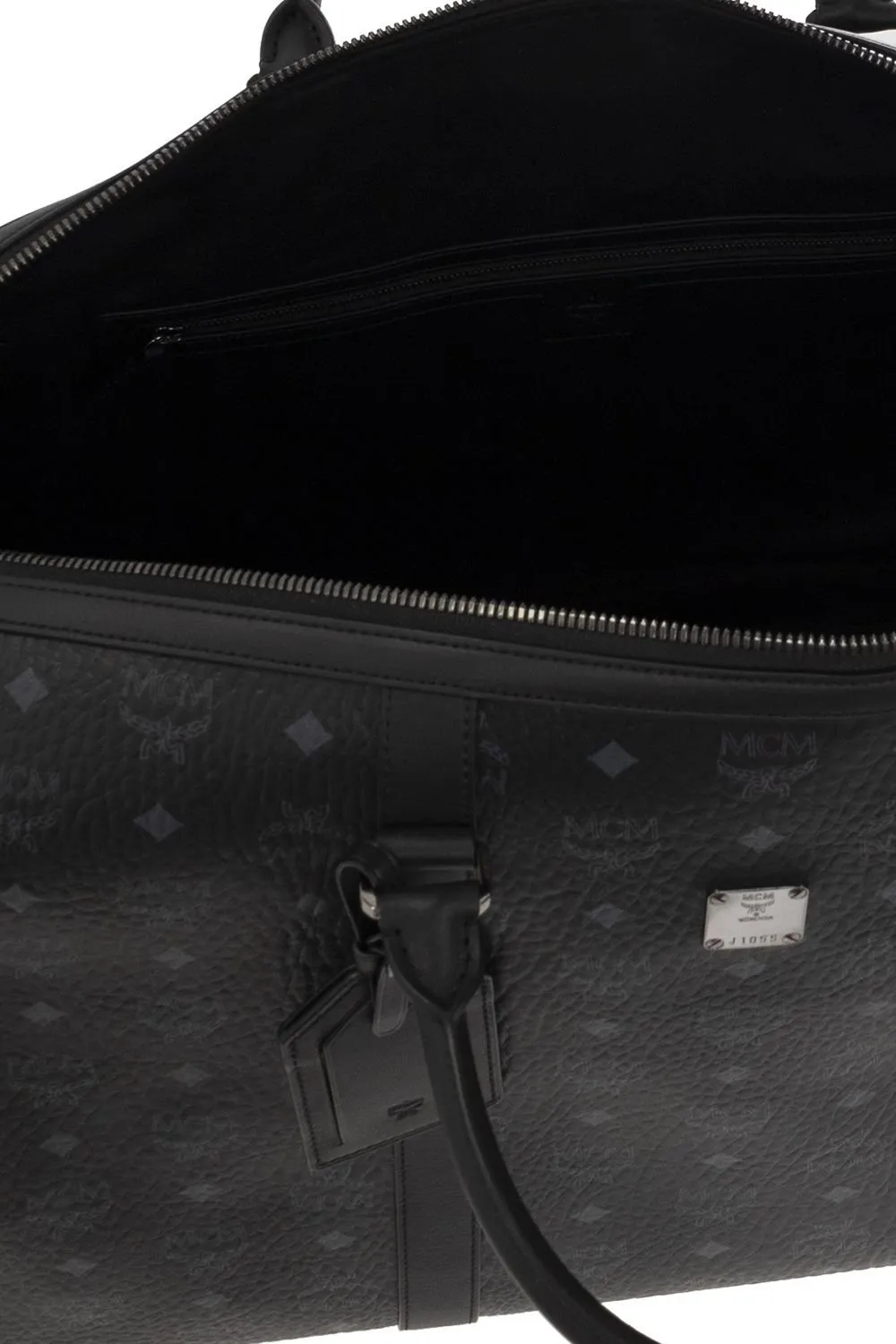Mcm Ottomar Logo Patterned Weekender Duffel Bag