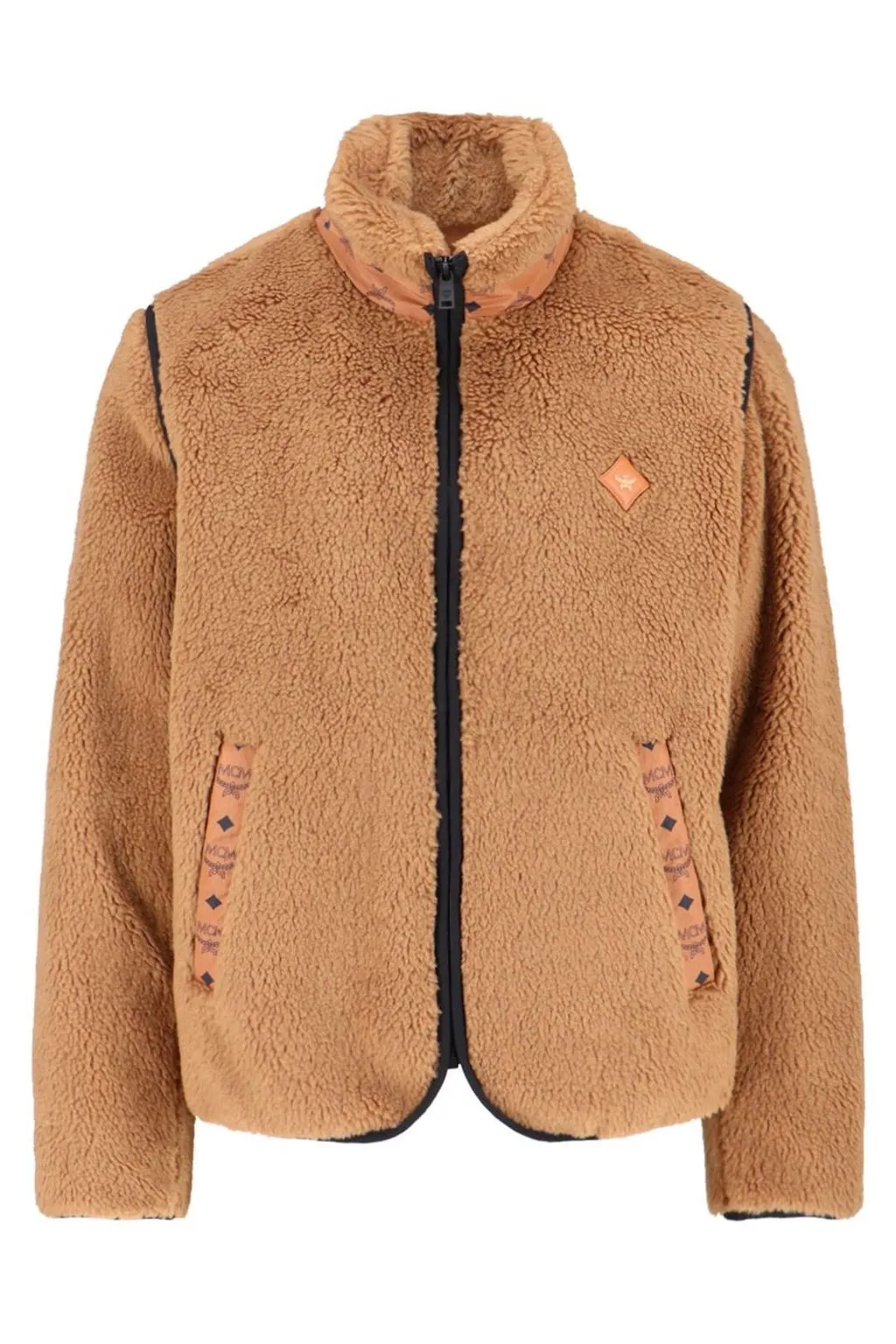 Mcm Logo Patch Jacket