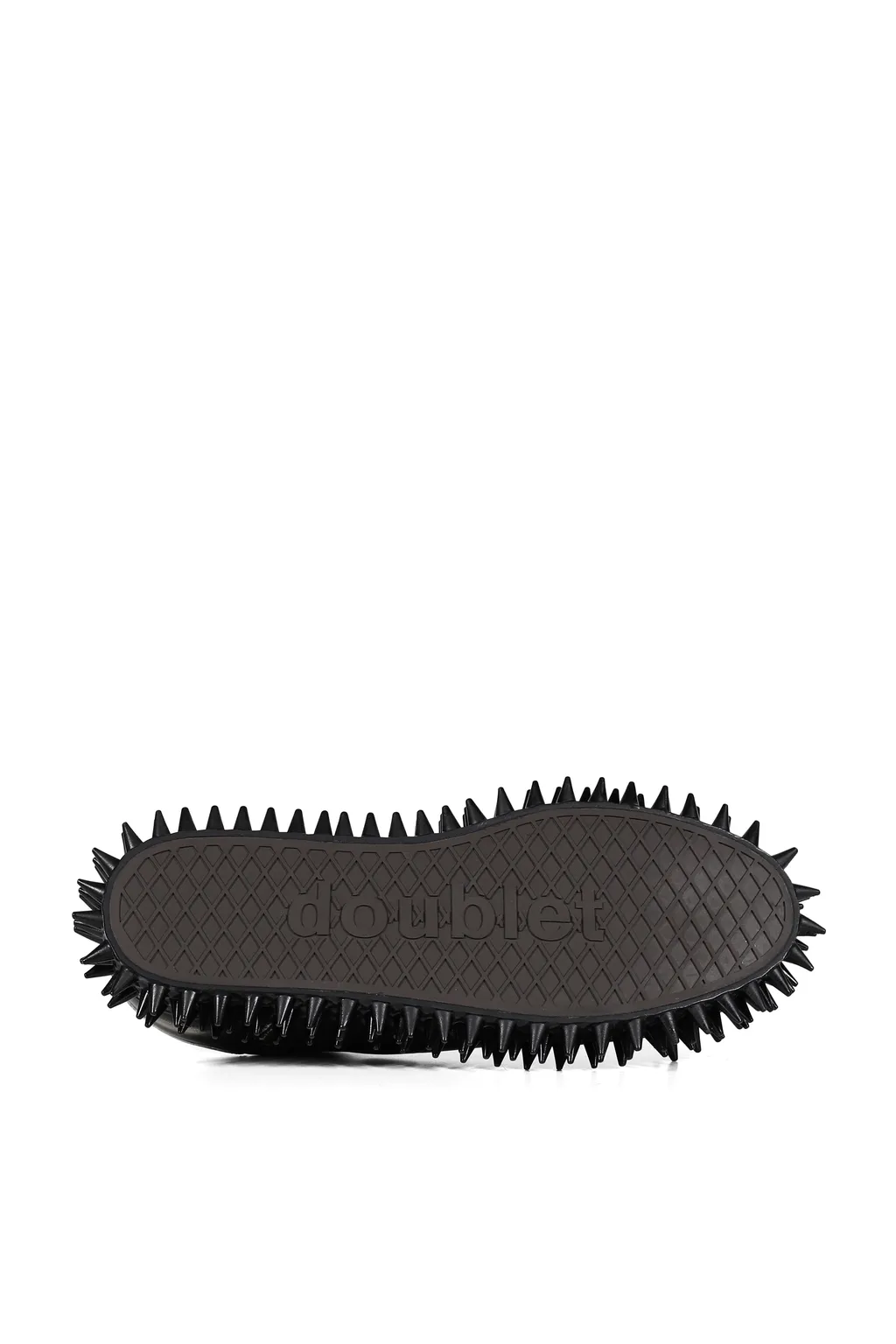 Spiky Leather Sneaker / Black