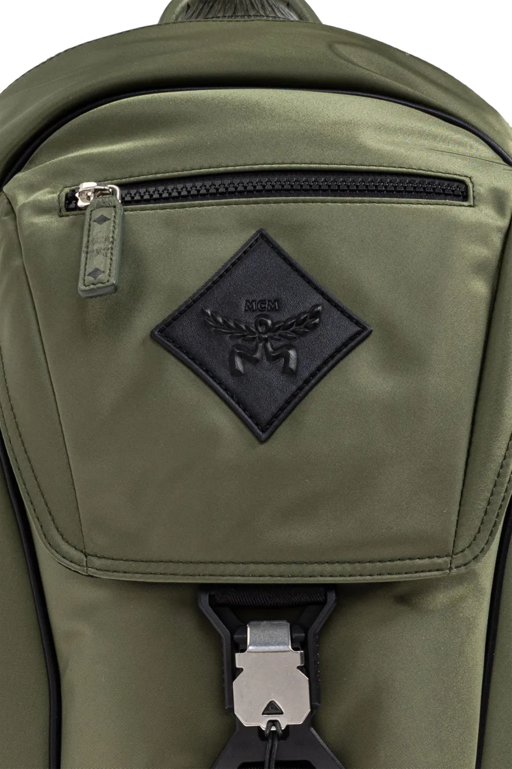 Mcm Logo Patch Backpack