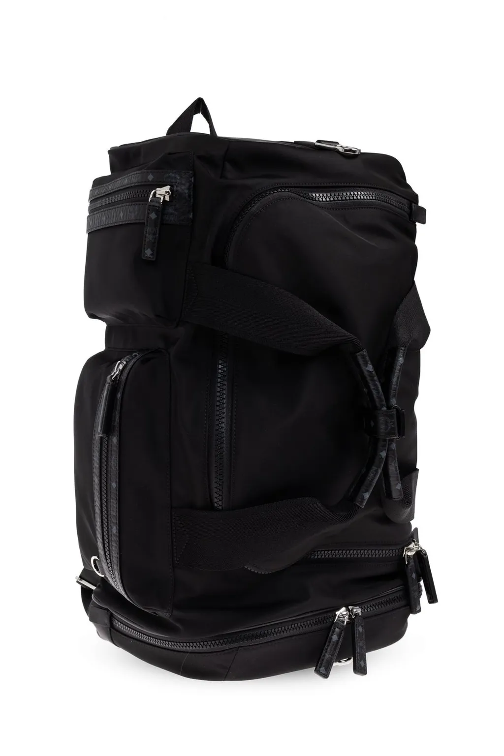 Mcm Logo Patch Hand Luggage Bag