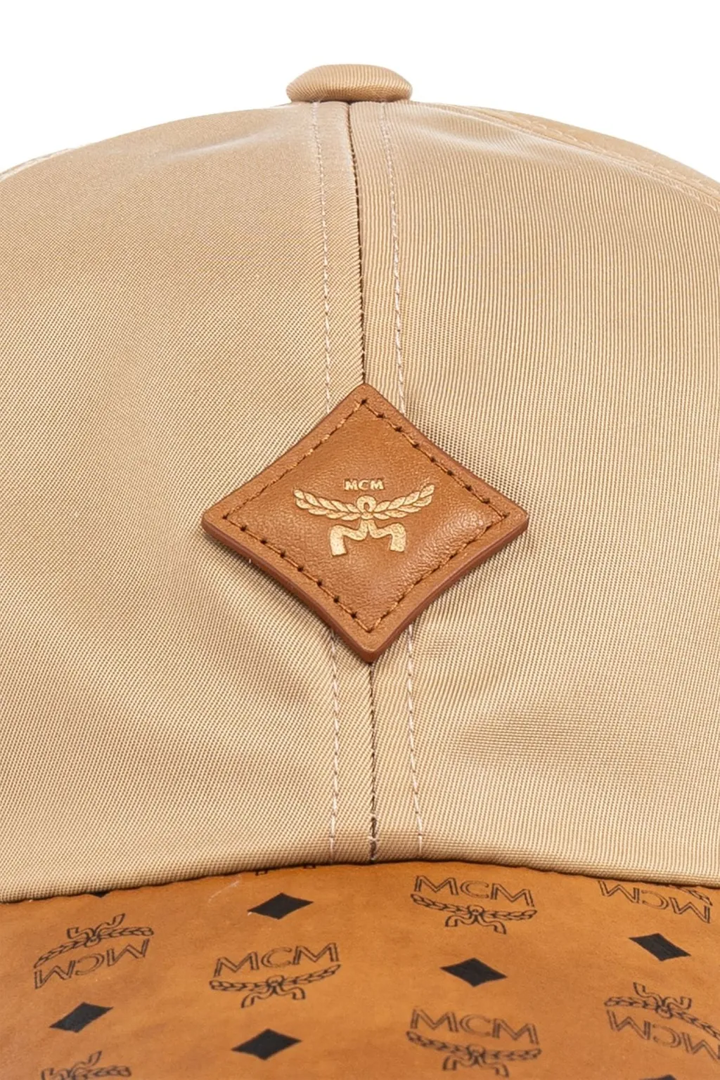 Mcm Logo Printed Classic Baseball Cap
