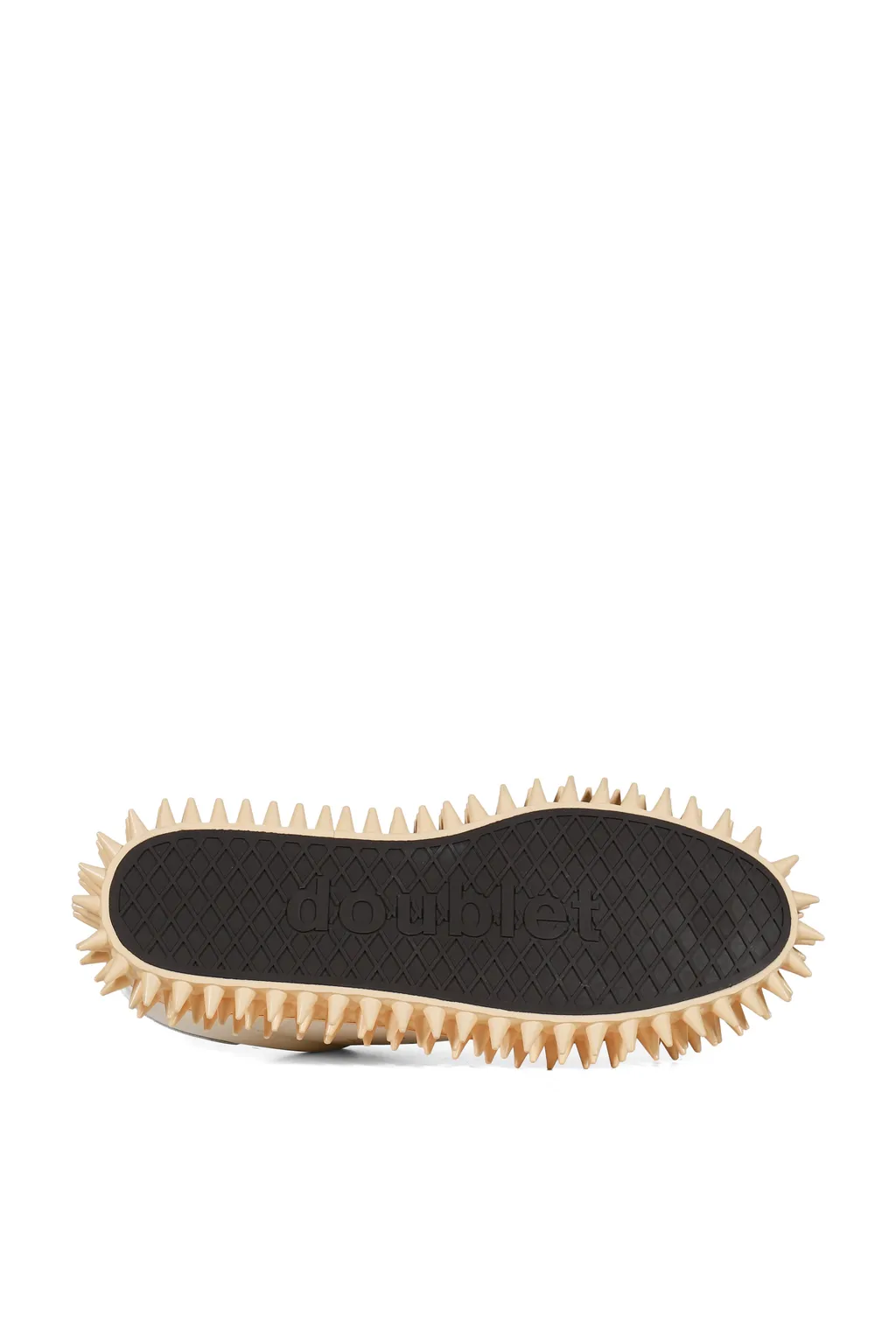 Spiky Leather Sneaker / Wht