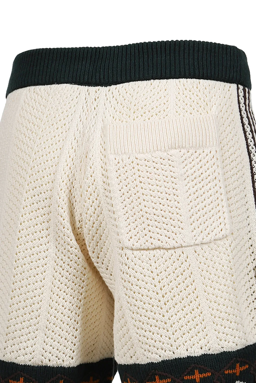 Knit Short / Crm Wht
