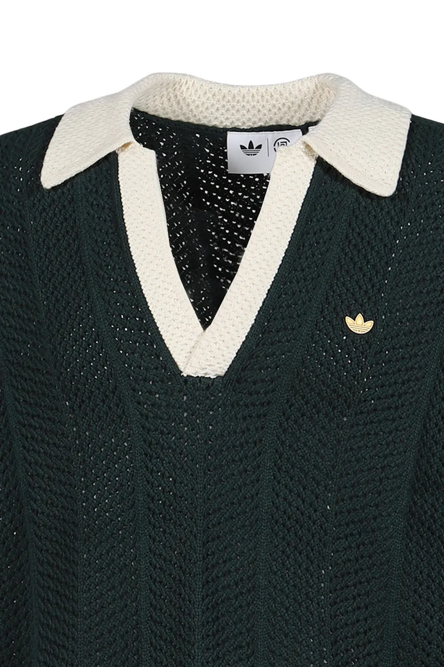 Knit Polo / Grn Night