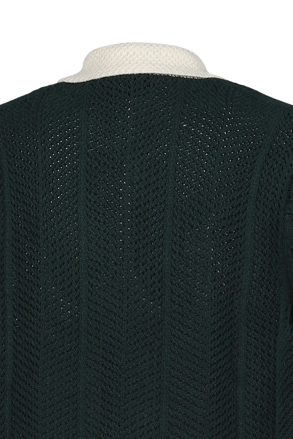 Knit Polo / Grn Night