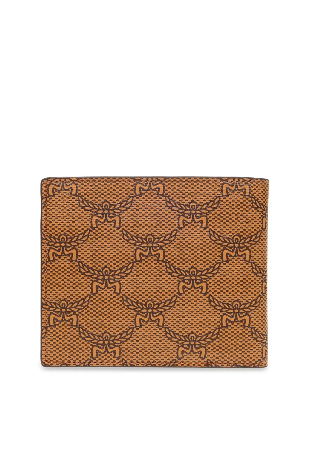Mcm Logo Printed Bi-Fold Wallet