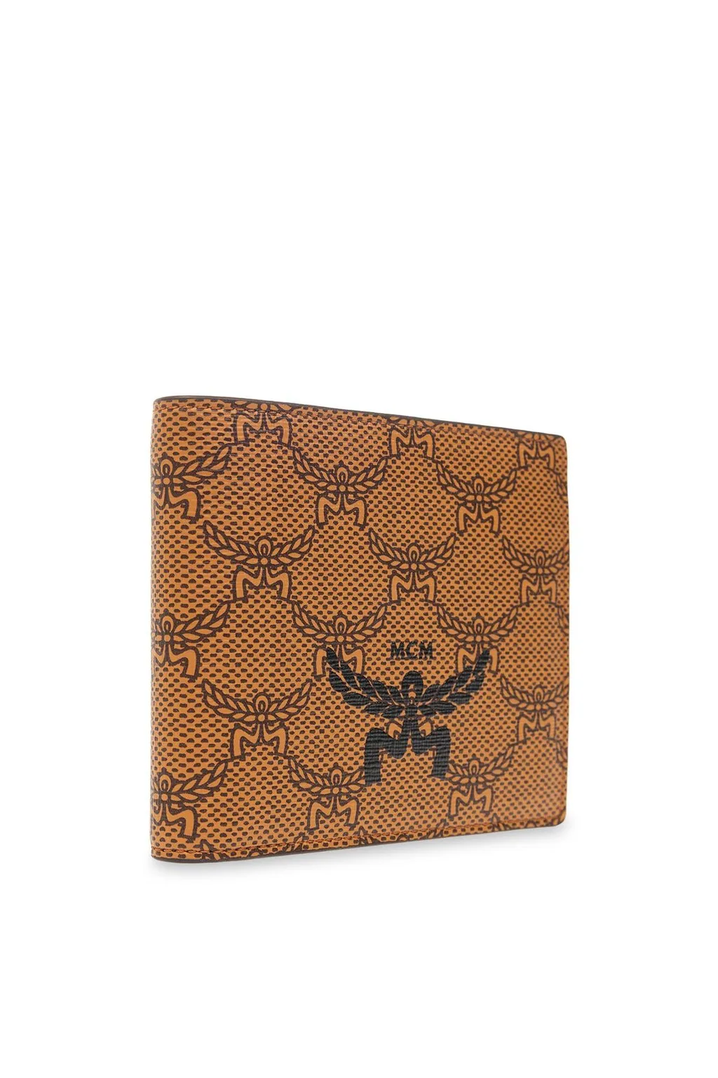Mcm Logo Printed Bi-Fold Wallet