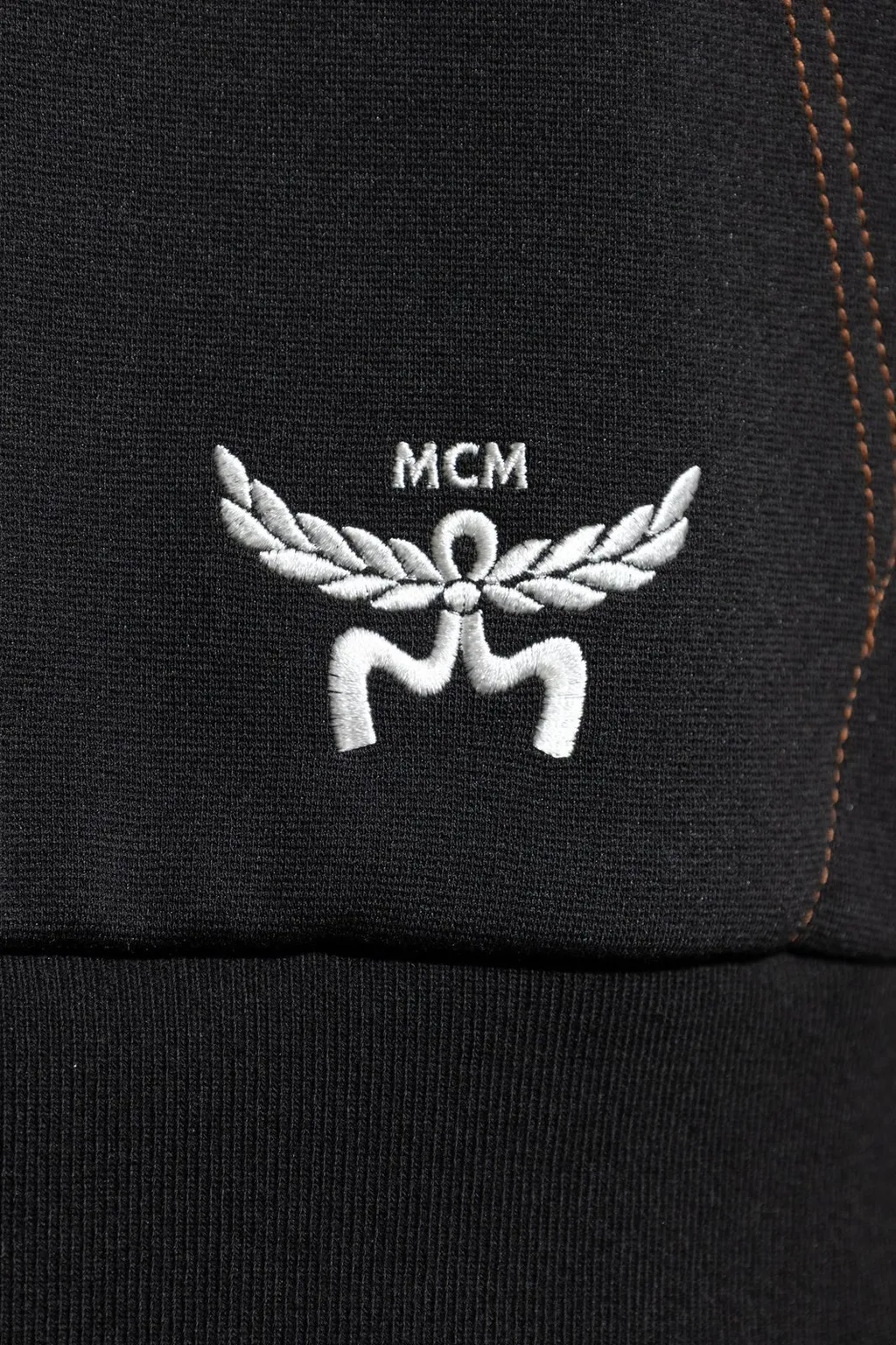 Mcm Logo Embroidered Sweatshirt
