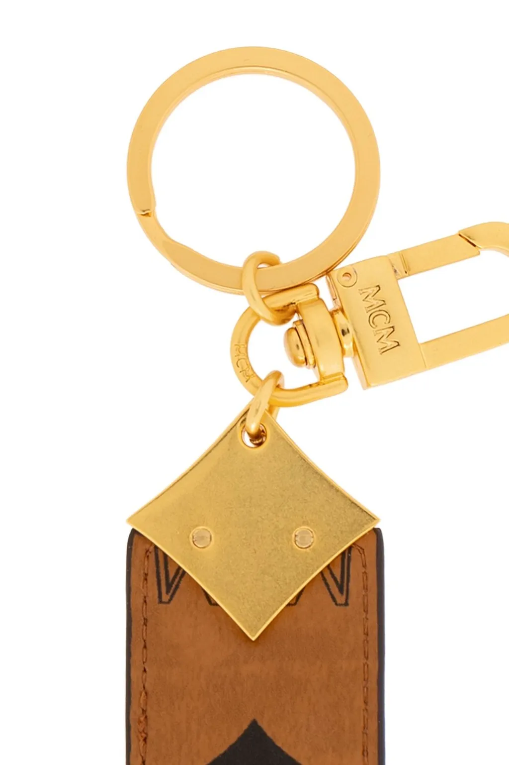 Mcm Logo Printed Keyring