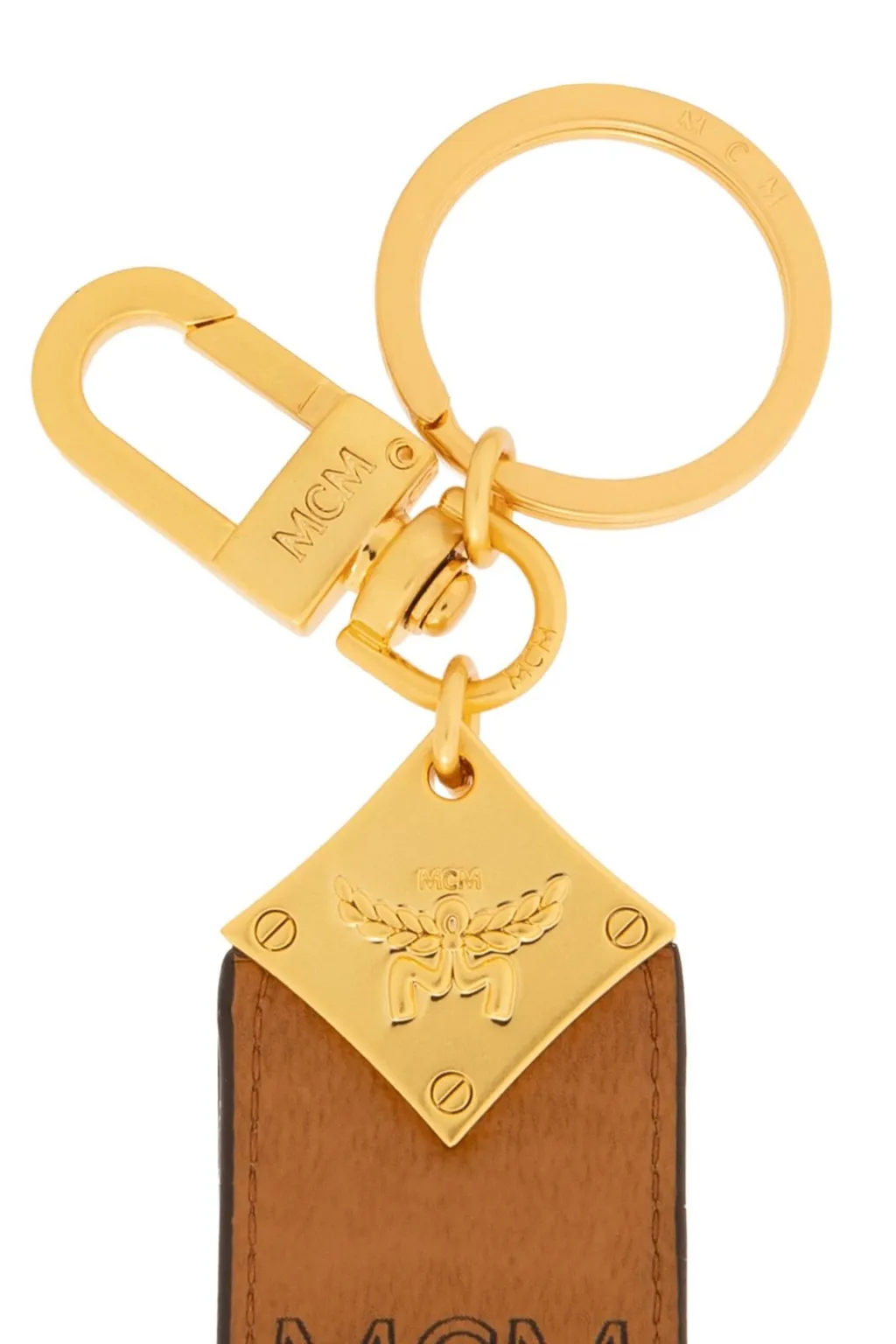 Mcm Logo Printed Keyring