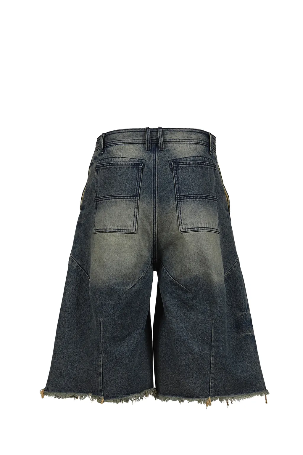 Front Zip Baggy Denim Shorts / D.Ind