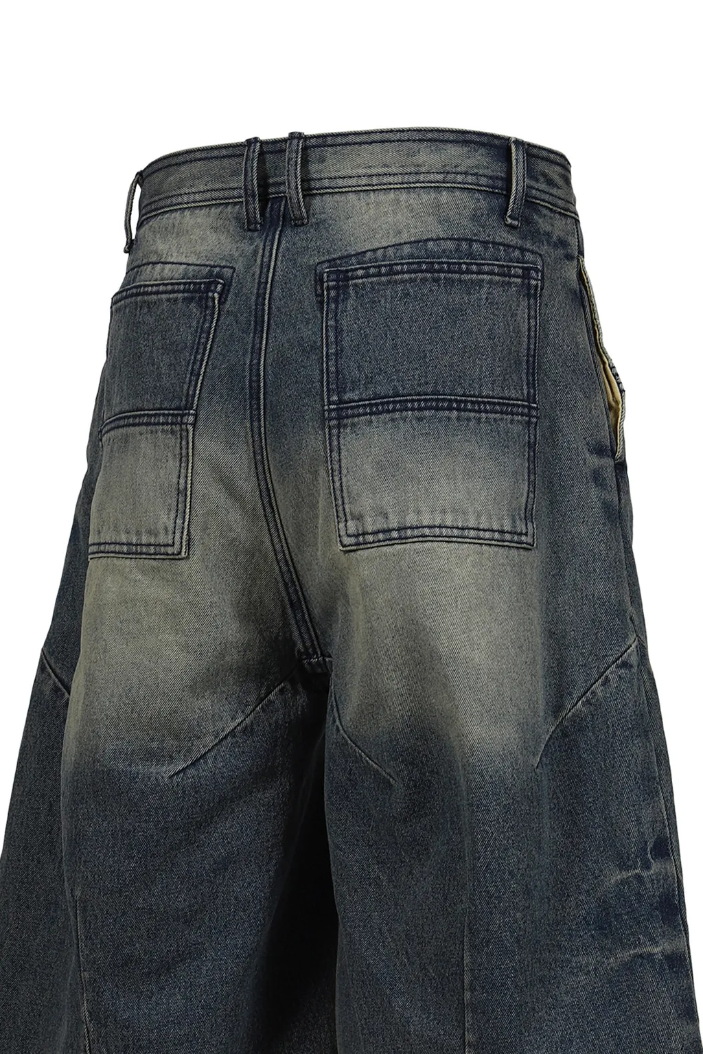 Front Zip Baggy Denim Shorts / D.Ind