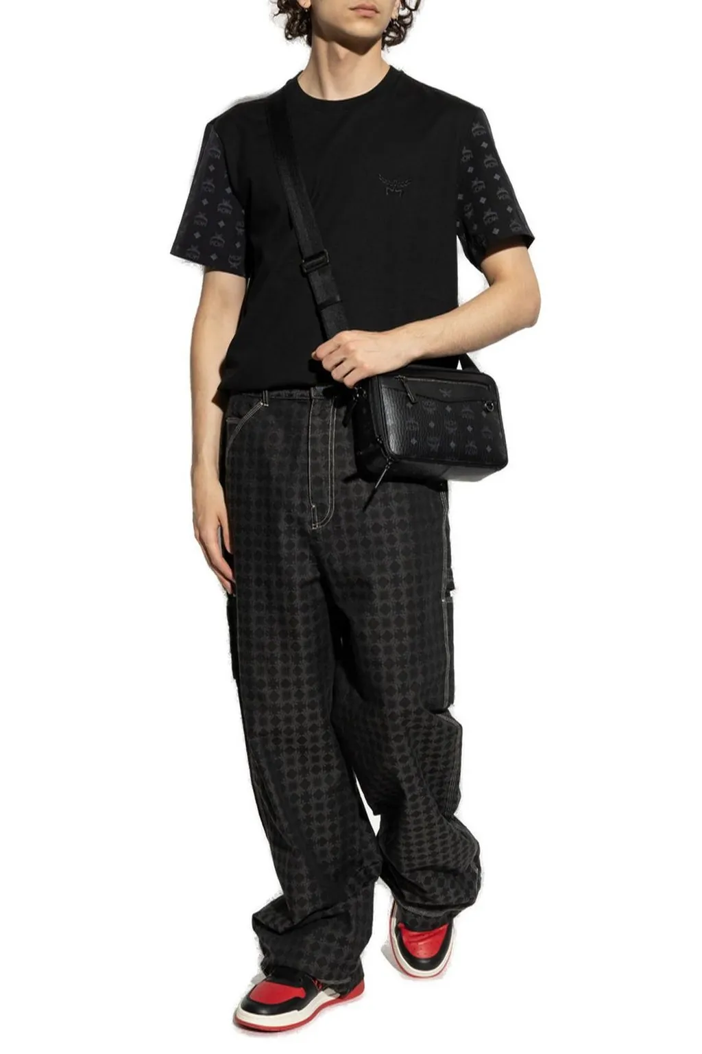 Mcm Logo Monogram T-Shirt