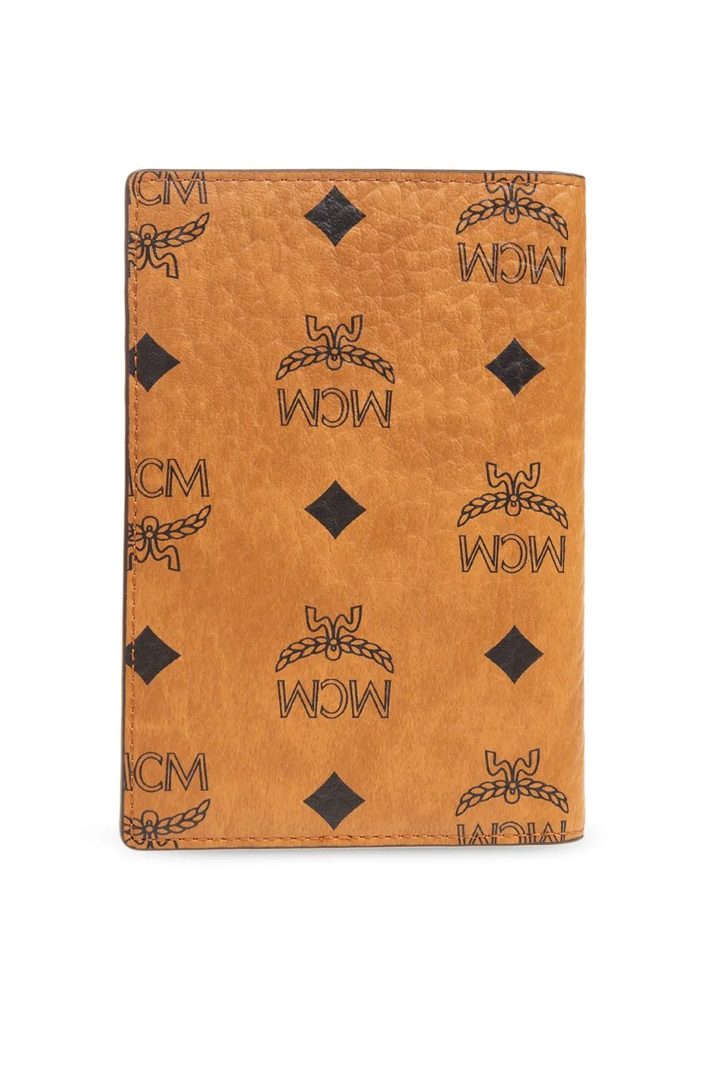 Mcm All-Over Logo Printed Bi-Fold Passport Holder