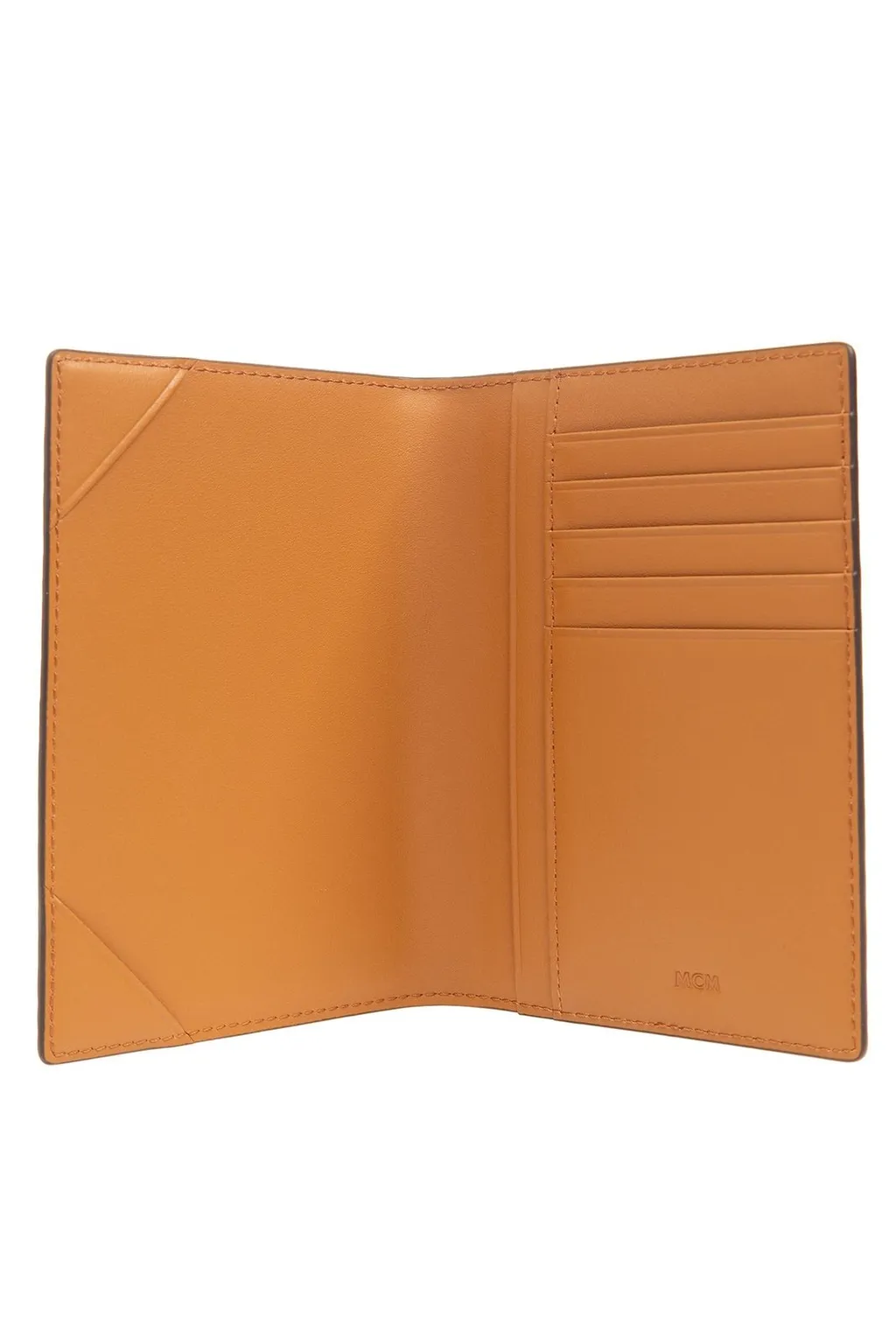 Mcm All-Over Logo Printed Bi-Fold Passport Holder
