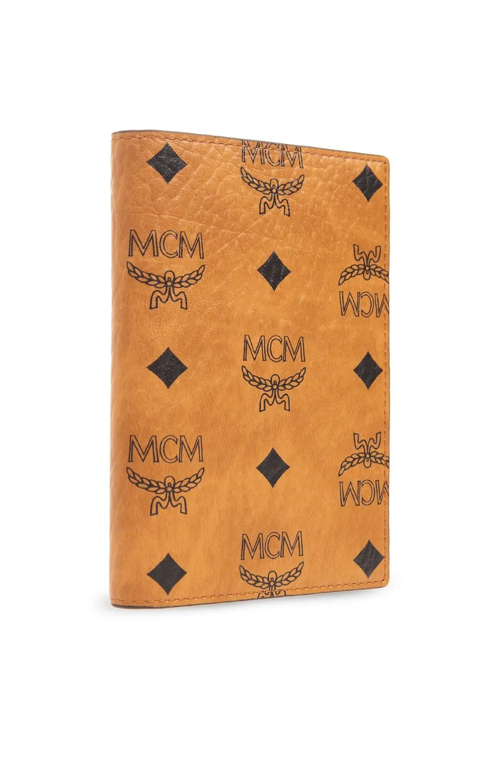 Mcm All-Over Logo Printed Bi-Fold Passport Holder