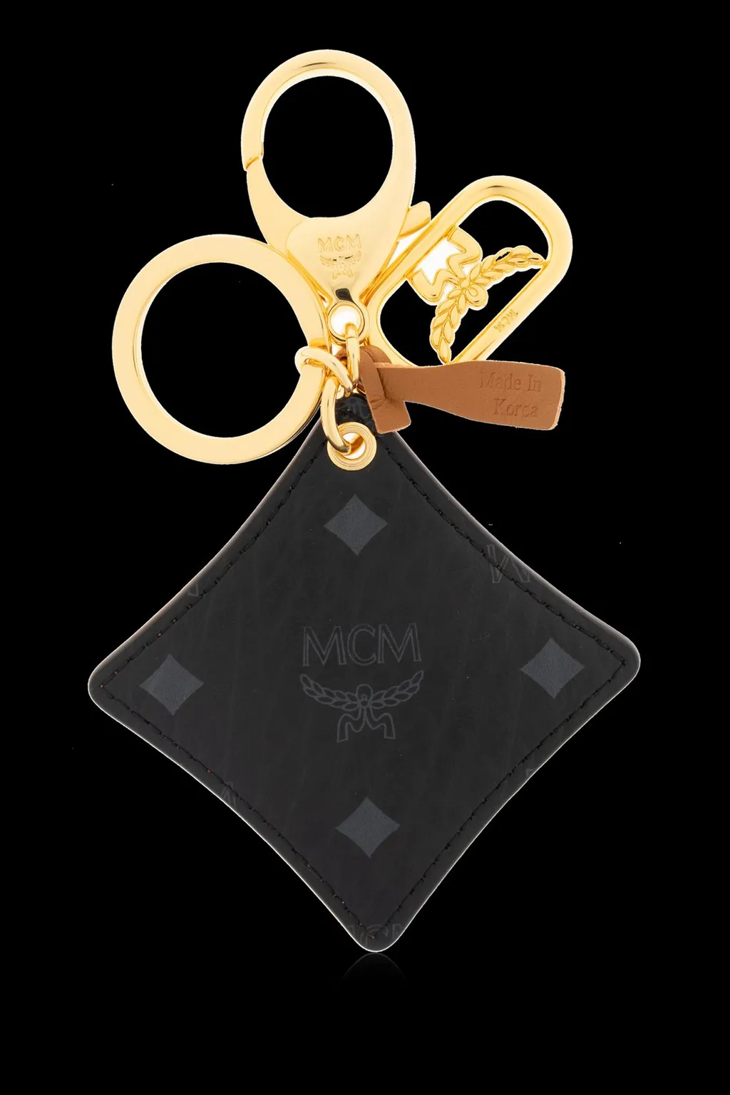 Mcm Aren Bicolor Diamond Key Charm