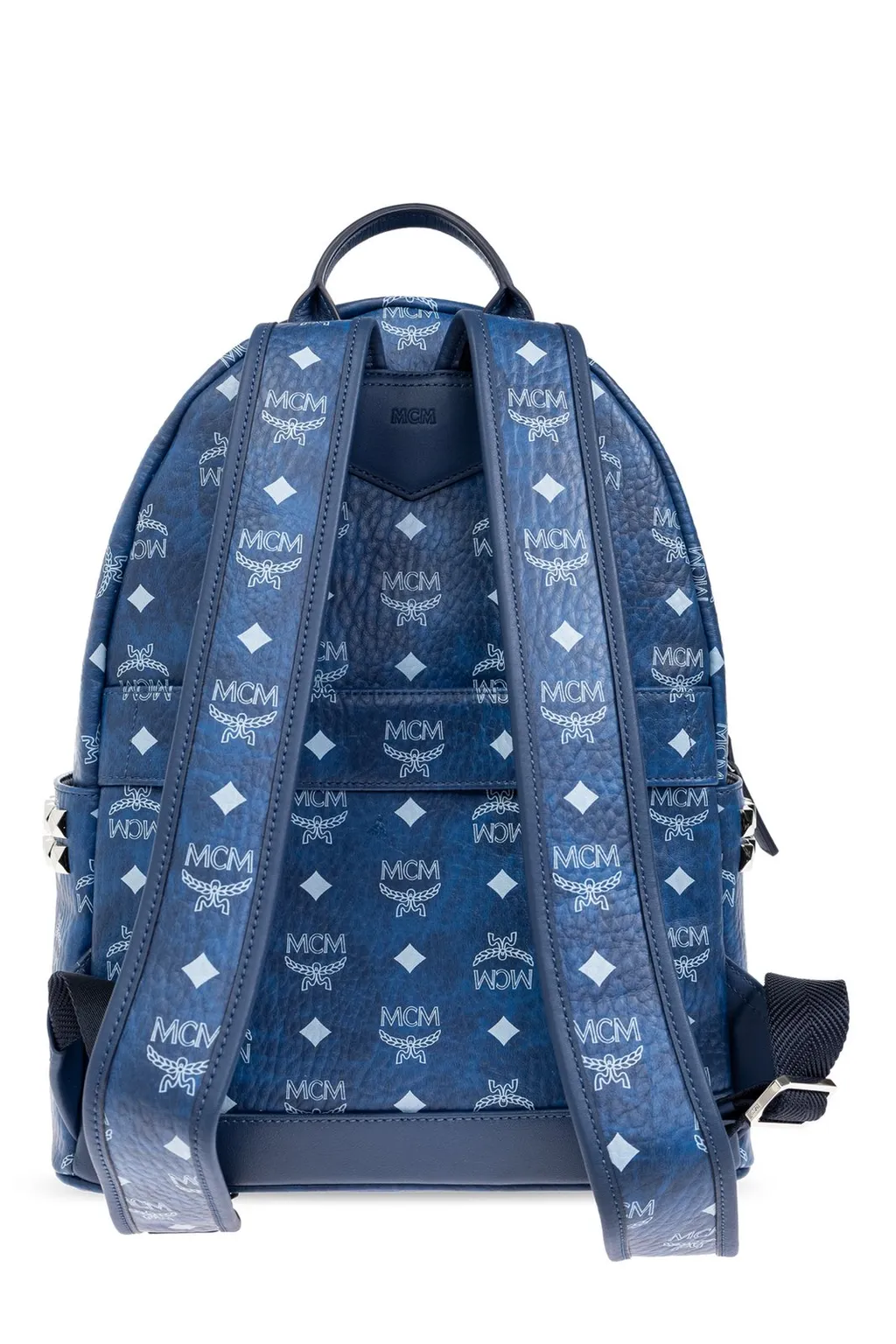 Mcm Stark Side Stud Embellished Backpack