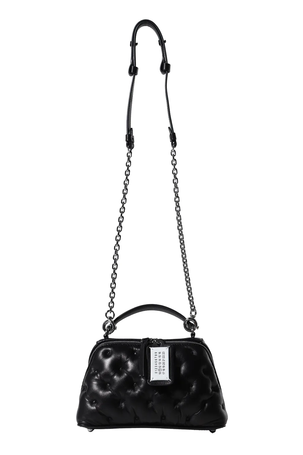 Glam Slam Embroidery Trapezoid Bag / Blk