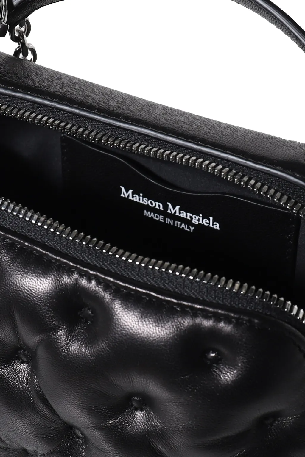 Glam Slam Embroidery Trapezoid Bag / Blk