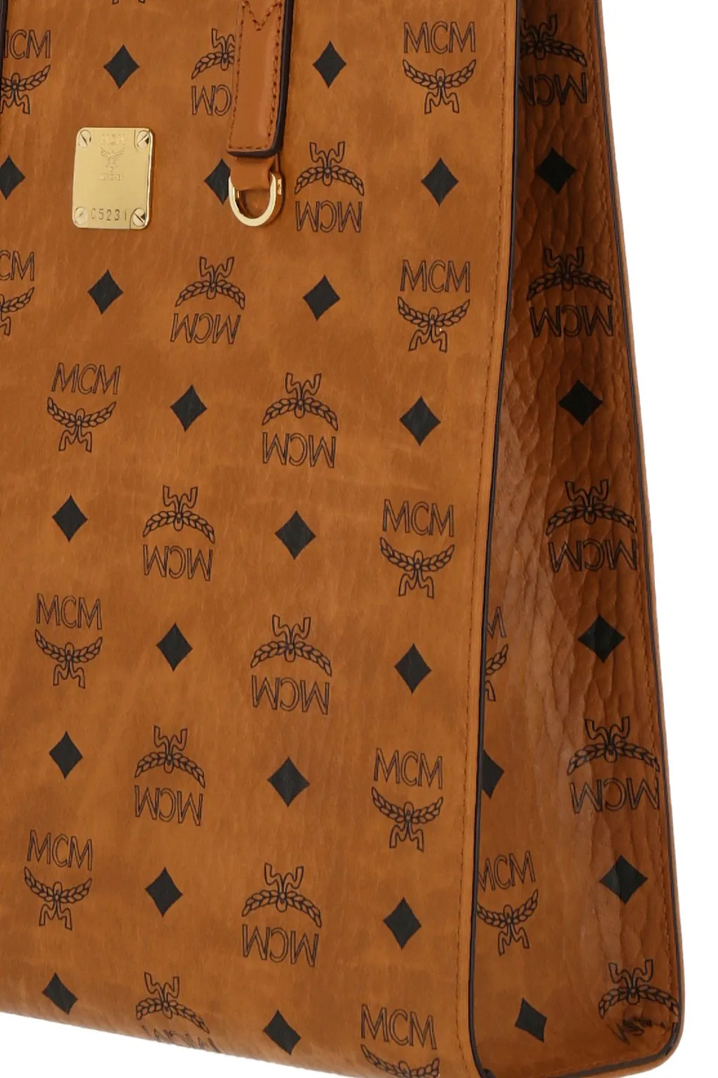 Mcm Aren Monogram Print Medium Tote Bag