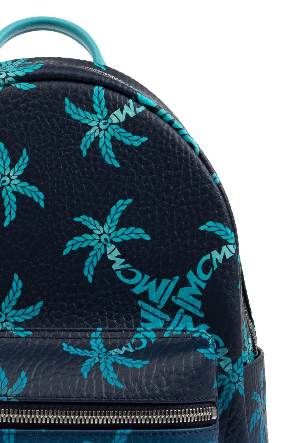 Mcm Monogram Printed Backpack