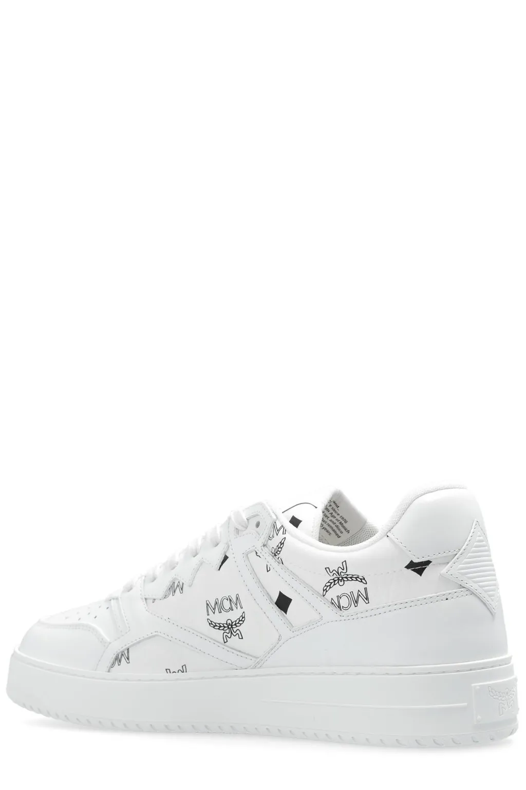Mcm Neo Derby Visetos Lace-Up Sneakers