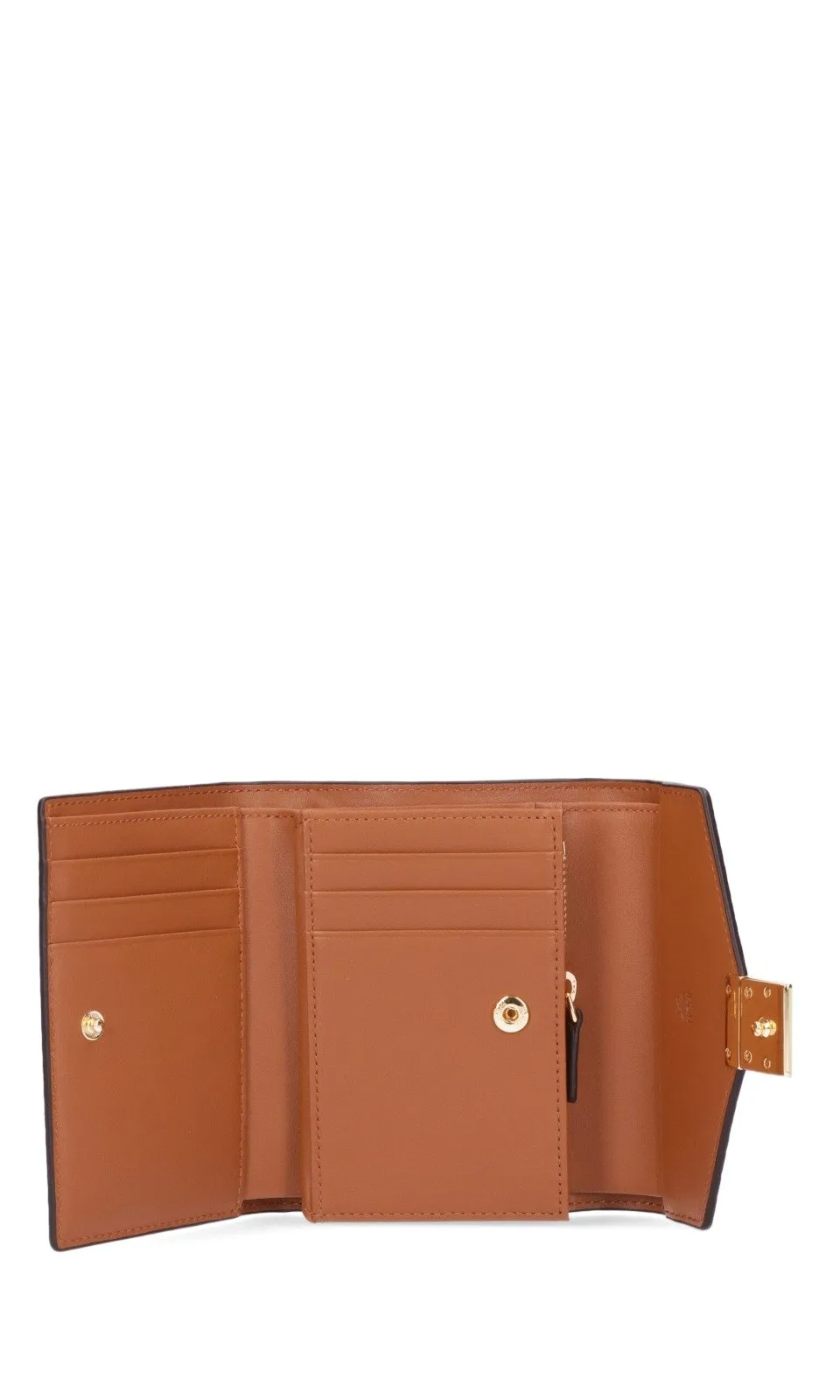 Mcm Visetos Monogram Printed Tri-Fold Wallet