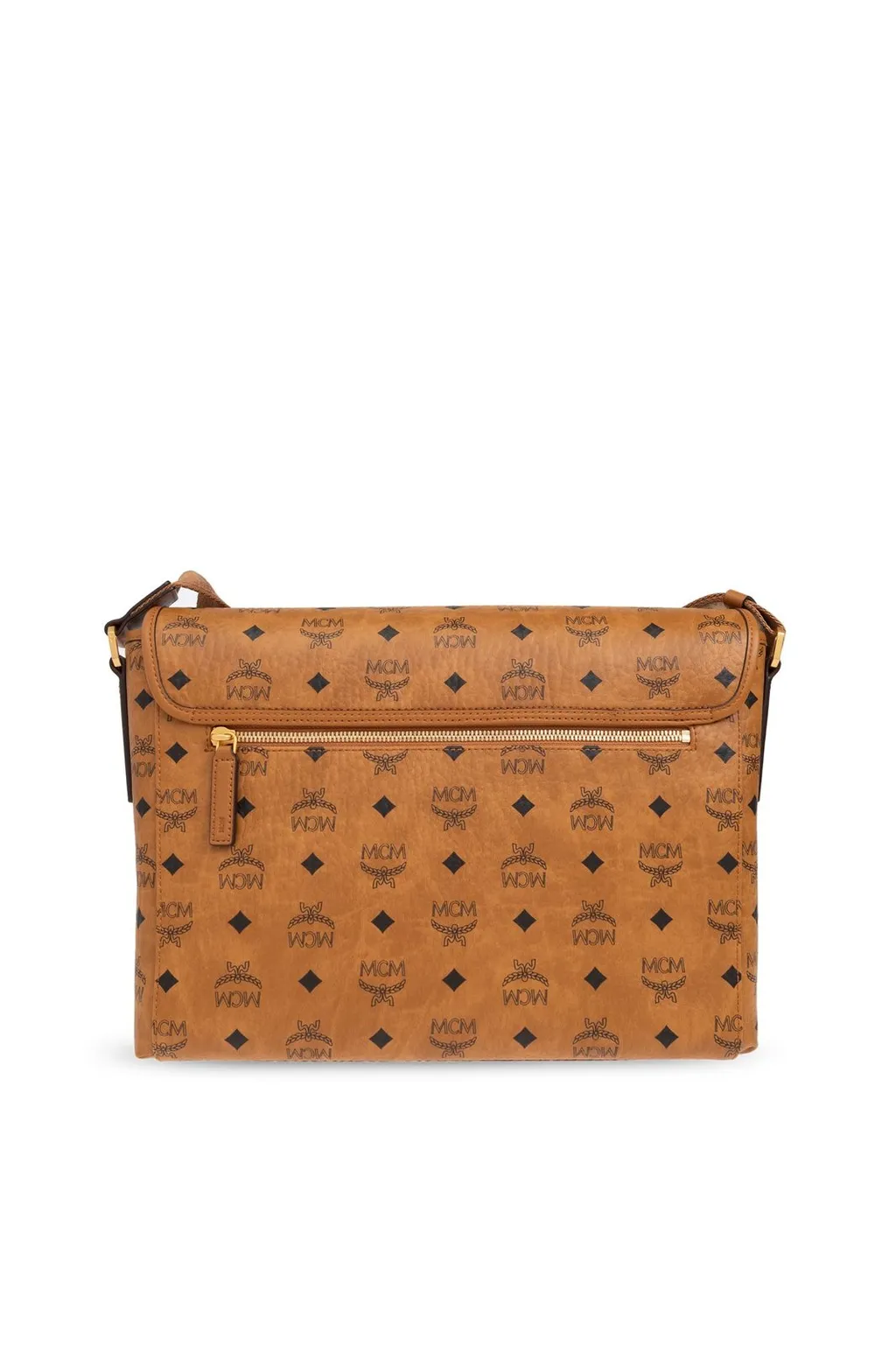 Mcm Monogrammed Messenger Bag