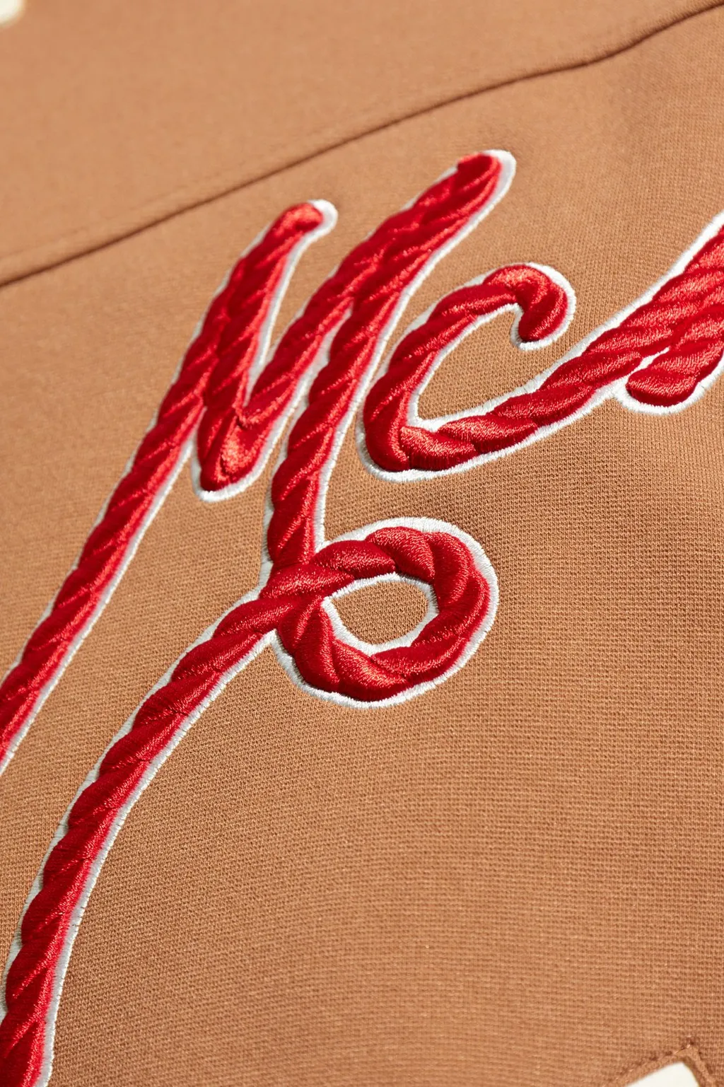 Mcm Logo Embroidered Varsity Jacket