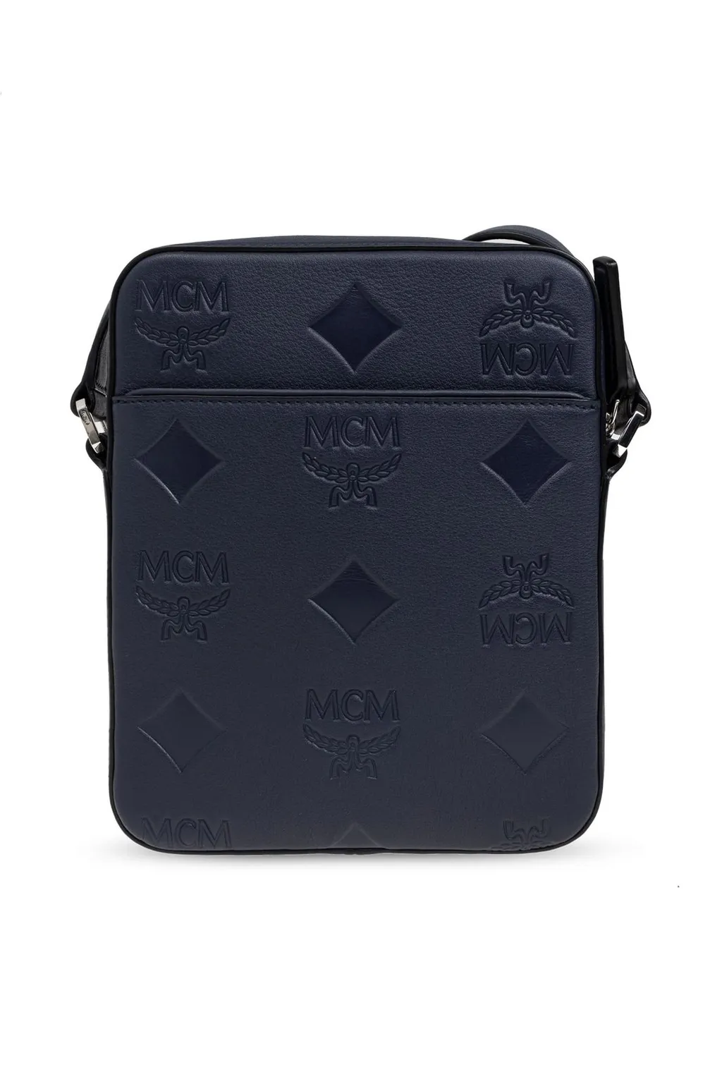 Mcm Klassic Monogram Embossed Crossbody Bag