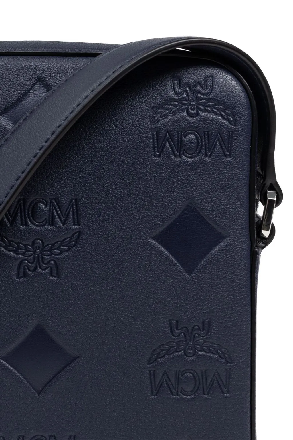 Mcm Klassic Monogram Embossed Crossbody Bag