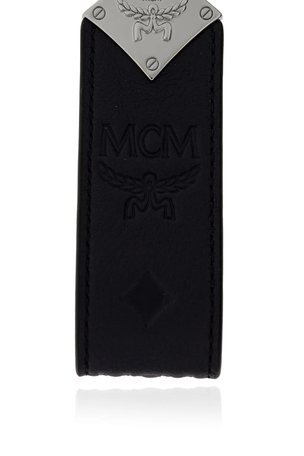 Mcm Logo Detailed Keychain