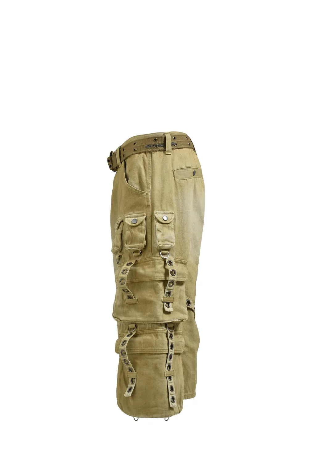 Bleach Cargo Pants W/Belt/Desert