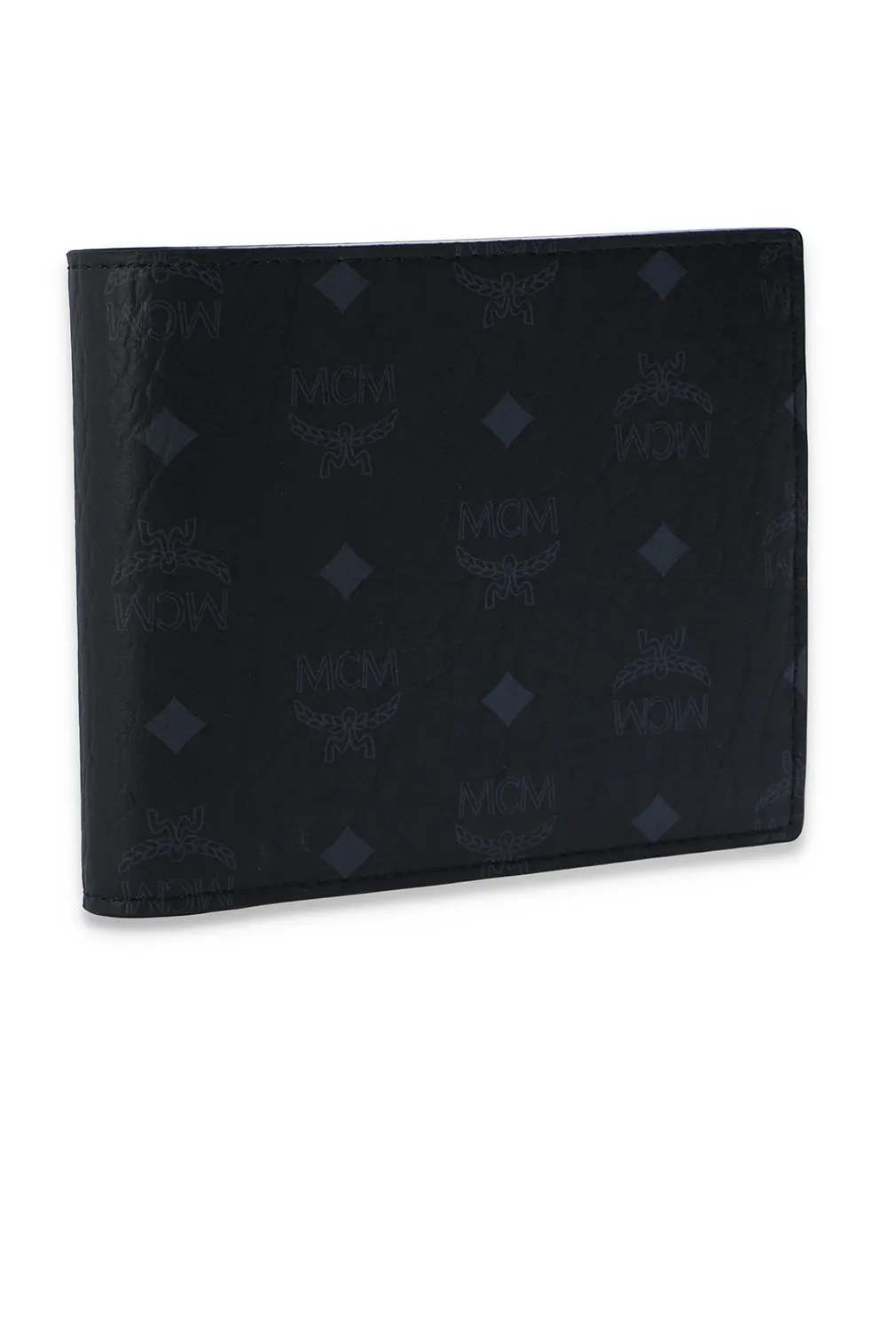 Mcm All-Over Logo Printed Bi-Fold Wallet