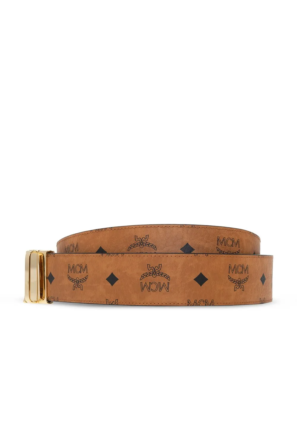 Mcm Classic Logo Plaque Belt