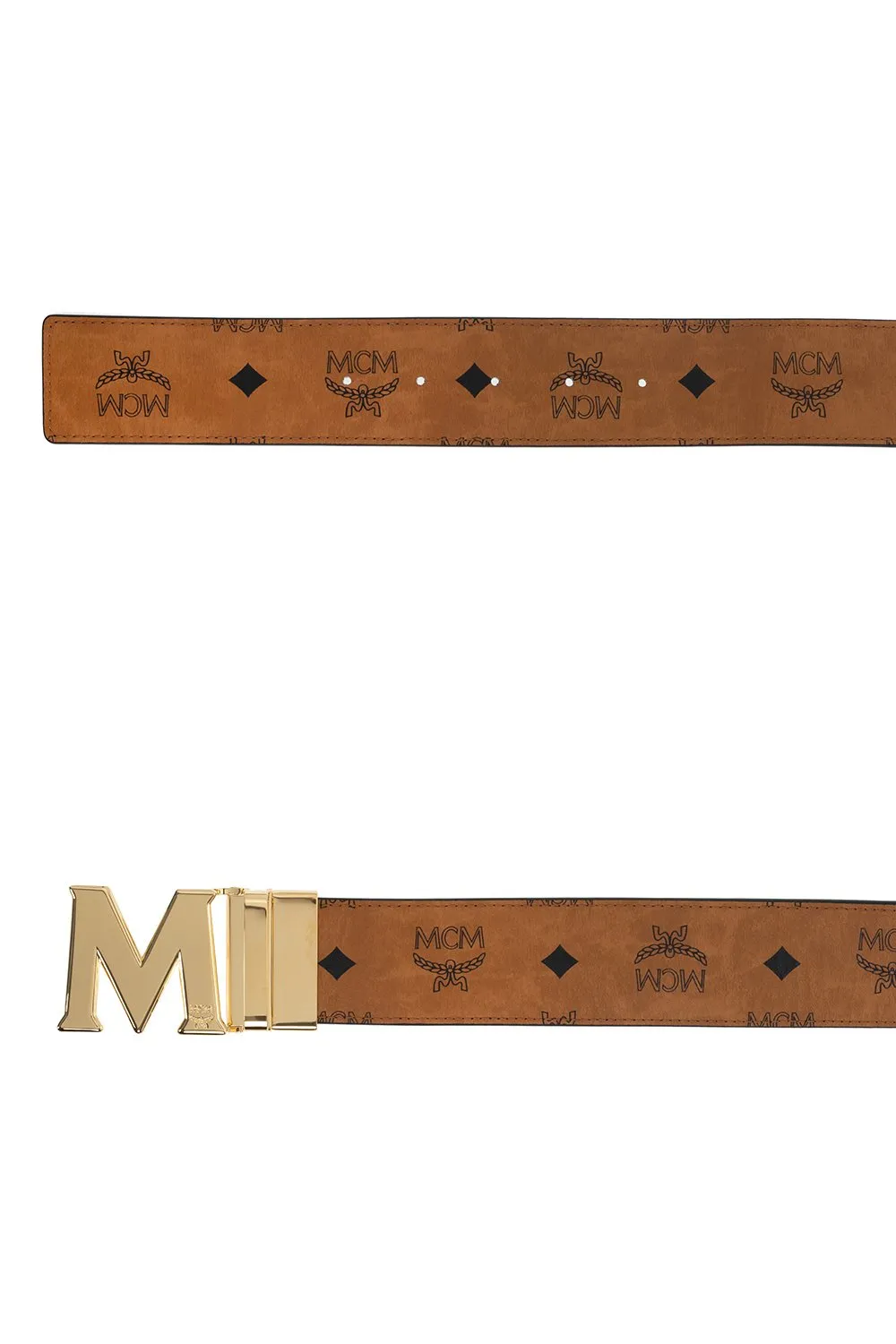 Mcm Classic Logo Plaque Belt