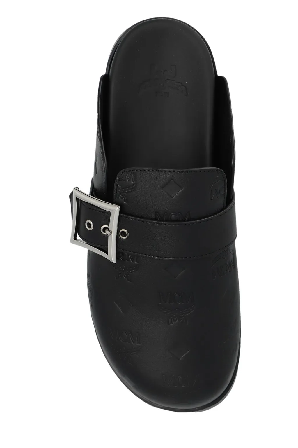 Mcm Round-Toe Slippers