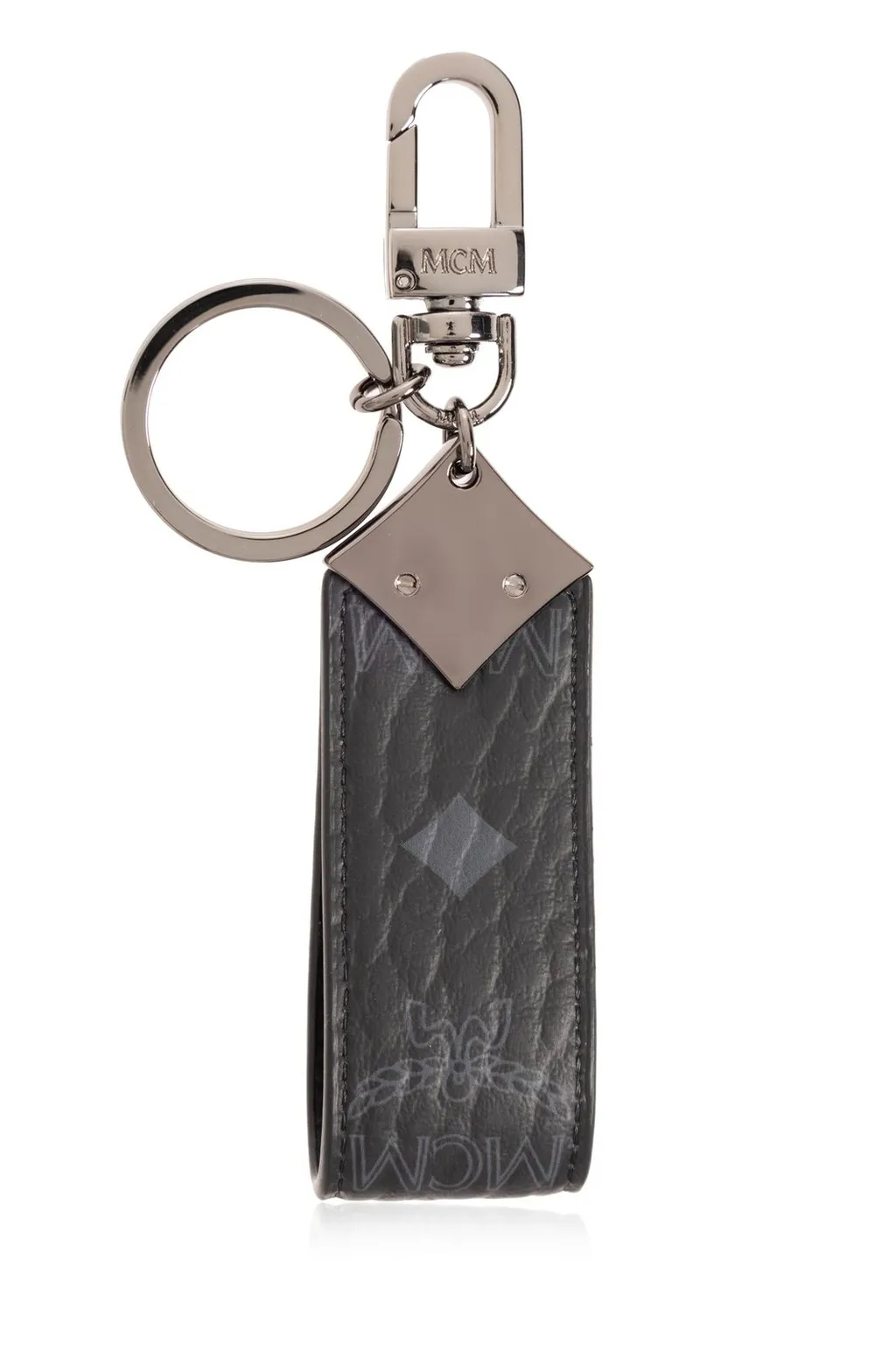 Mcm Logo Engraved Keyring